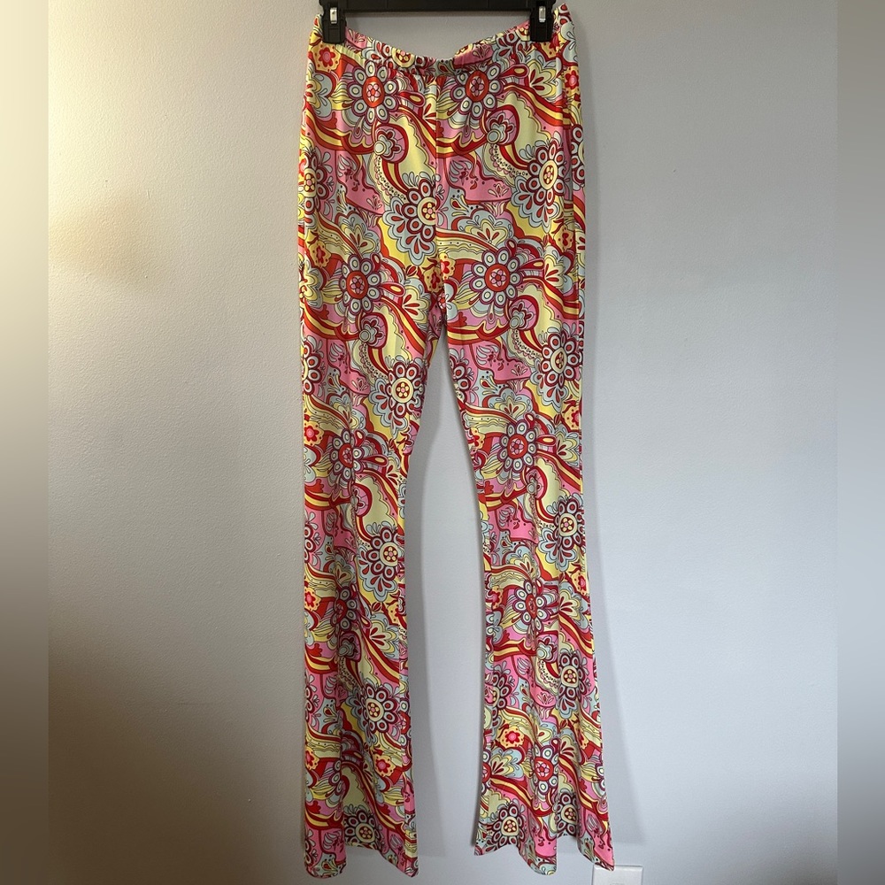 Retro 70’s Bell Bottom Party Pants Size XL